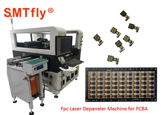 China velocidad de exploración del laser de la máquina 2500mm/S del separador del PWB de 400mmX300m m SMTfly-5L proveedor
