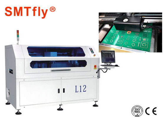 China impresora del PWB LED de la impresora de la goma de la soldadura de 1200m m con el sistema SMTfly-L12 del raspador proveedor