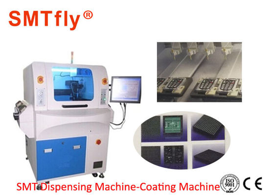 China Máquina de alta resolución del dispensador del pegamento de SMT, máquina de capa adhesiva auto SMTfly-DJP proveedor