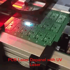 Interfaz amistoso del PWB Singulation/laser de la máquina en línea del PWB Depaneling
