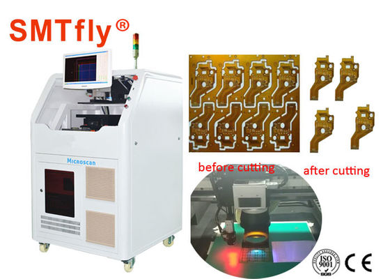 China máquina automática del PWB Depaneling del laser 15W con el laser de FPC que corta 300*300m m SMTfly-6 proveedor